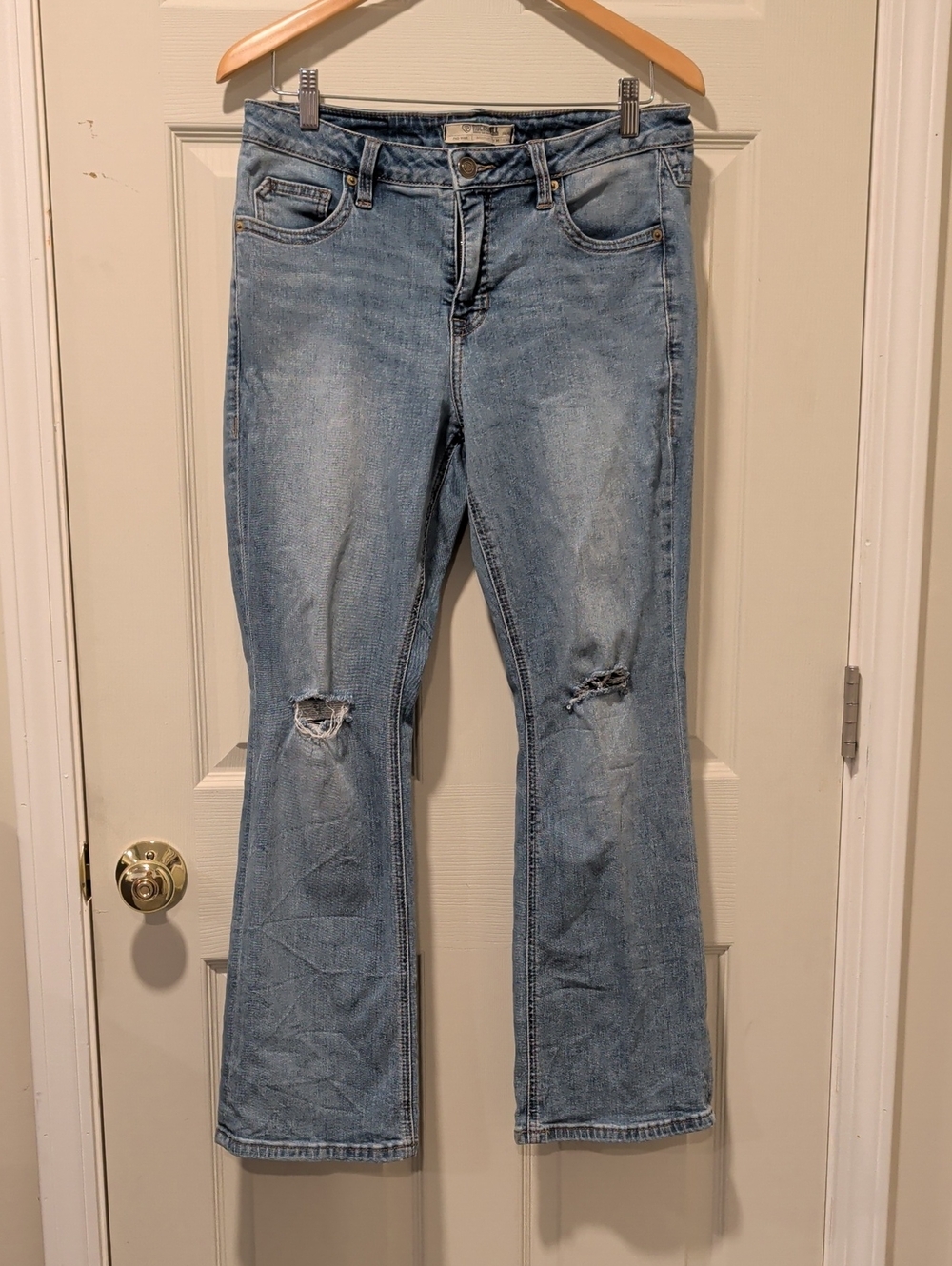 Rock&Roll  Light Blue Distressed Jeans